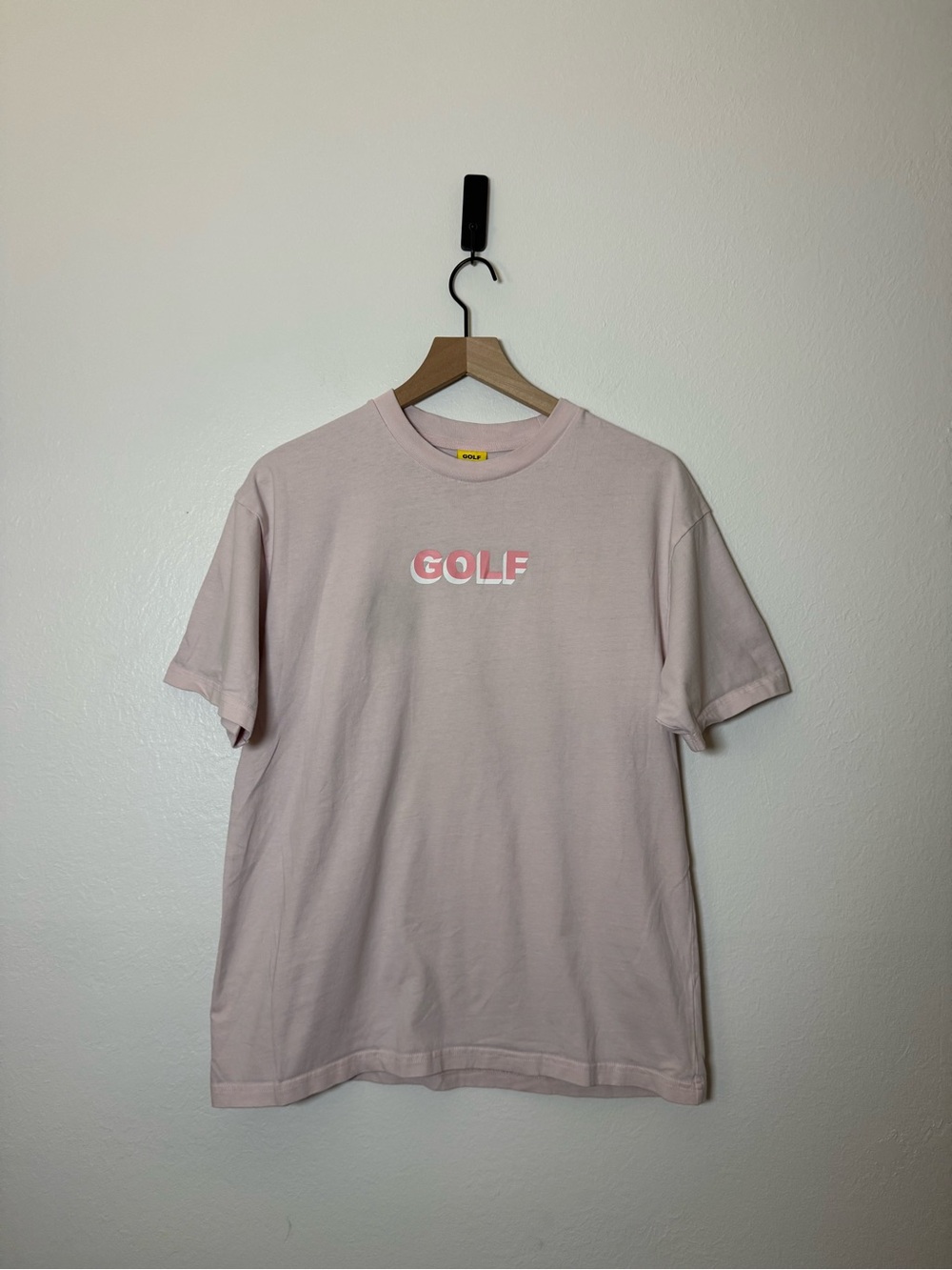 Golf‎ Wang baby pink 3D logo t-shirt